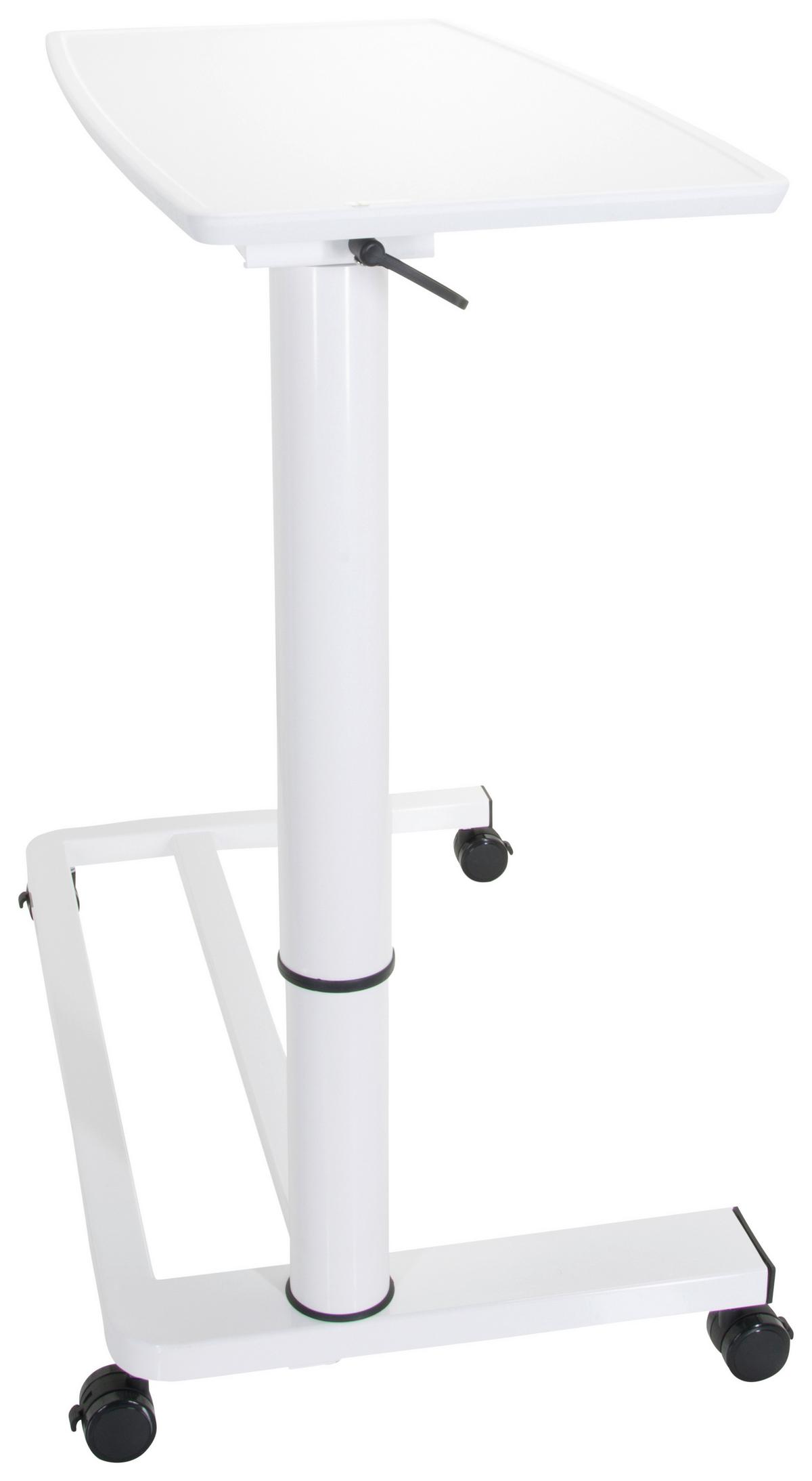 Beistelltisch Stand Ii Höhenverstellbar  Weiß - Weiß, Basics, Holzwerkstoff/Kunststoff (90/42/67cm) - MID.YOU