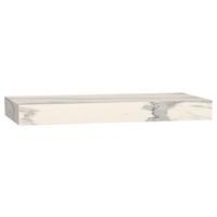 Wandkonsole Las Vegas Weiß Marmoroptik B: 100 cm - Weiß, MODERN, Holzwerkstoff (100/10/48cm) - Vertico