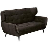 Dvojmiestna pohovka Ariana Ariana, tmavohnedá - tmavohnedá, Modern, textil (191/105/98cm)