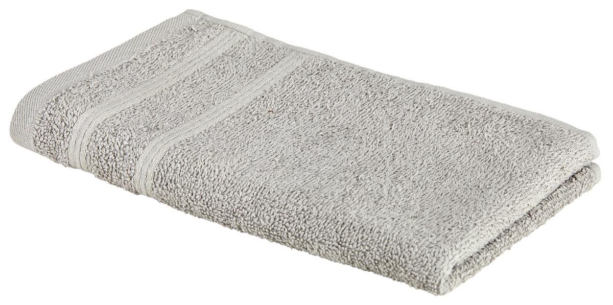 RUČNÍK PRO HOSTY Melanie, 30/50cm, sv.šedá - světle šedá, textil (30/50cm) - Modern Living