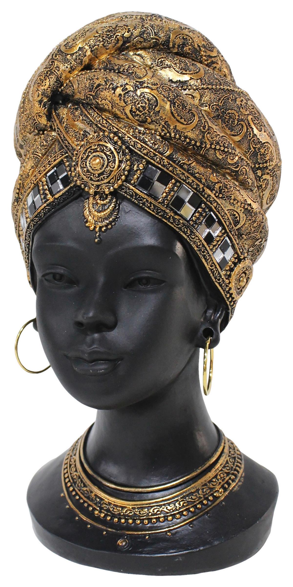 Szobor Kiana - fekete/aranyszínű, Konventionell, műanyag/fém (12/14/24cm) - James Wood