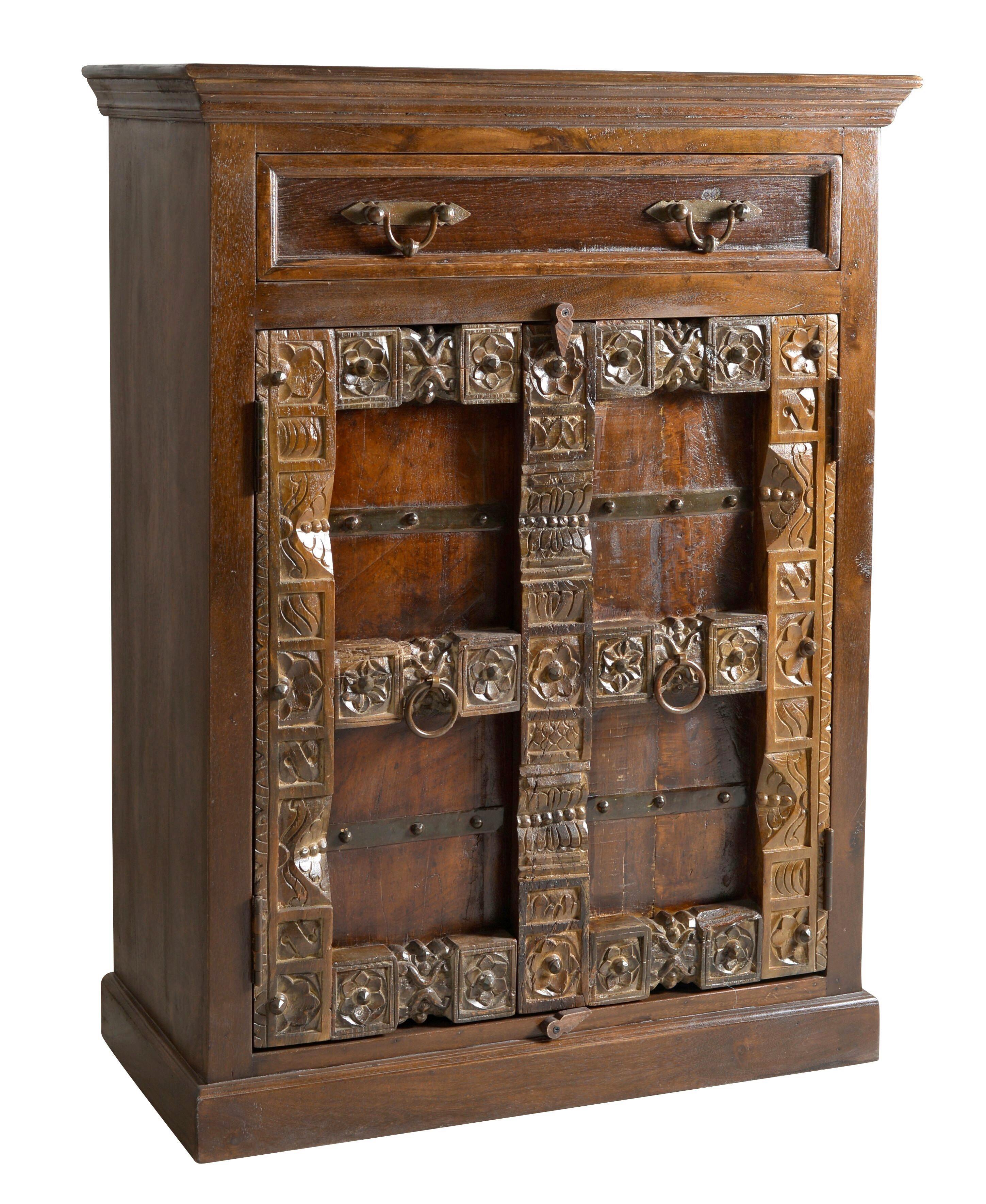 Highboard Altholz B: 90cm - Braun, Design, Holz (90/120/45cm) - MID.YOU