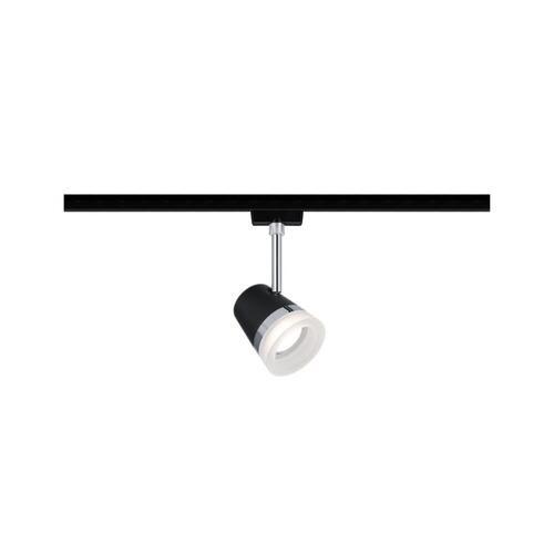LED-Deckenleuchte Urail Spot Cone für Schienensystem - Chromfarben/Schwarz, Design, Kunststoff/Metall (18,0cm) - Paulmann