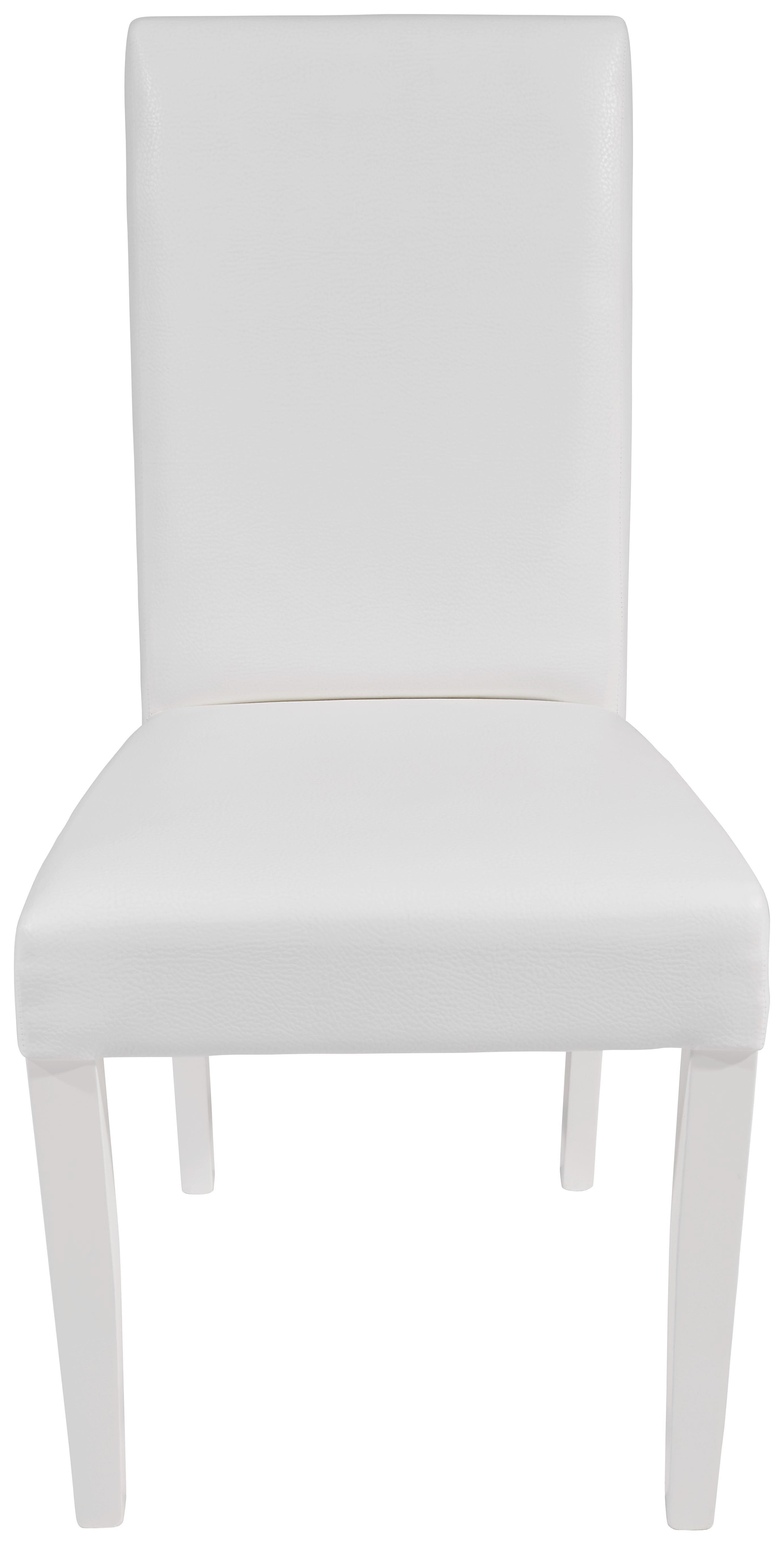 Stuhl John - Buchefarben/Weiß, KONVENTIONELL, Holzwerkstoff/Textil (44,5/92,3/59cm)