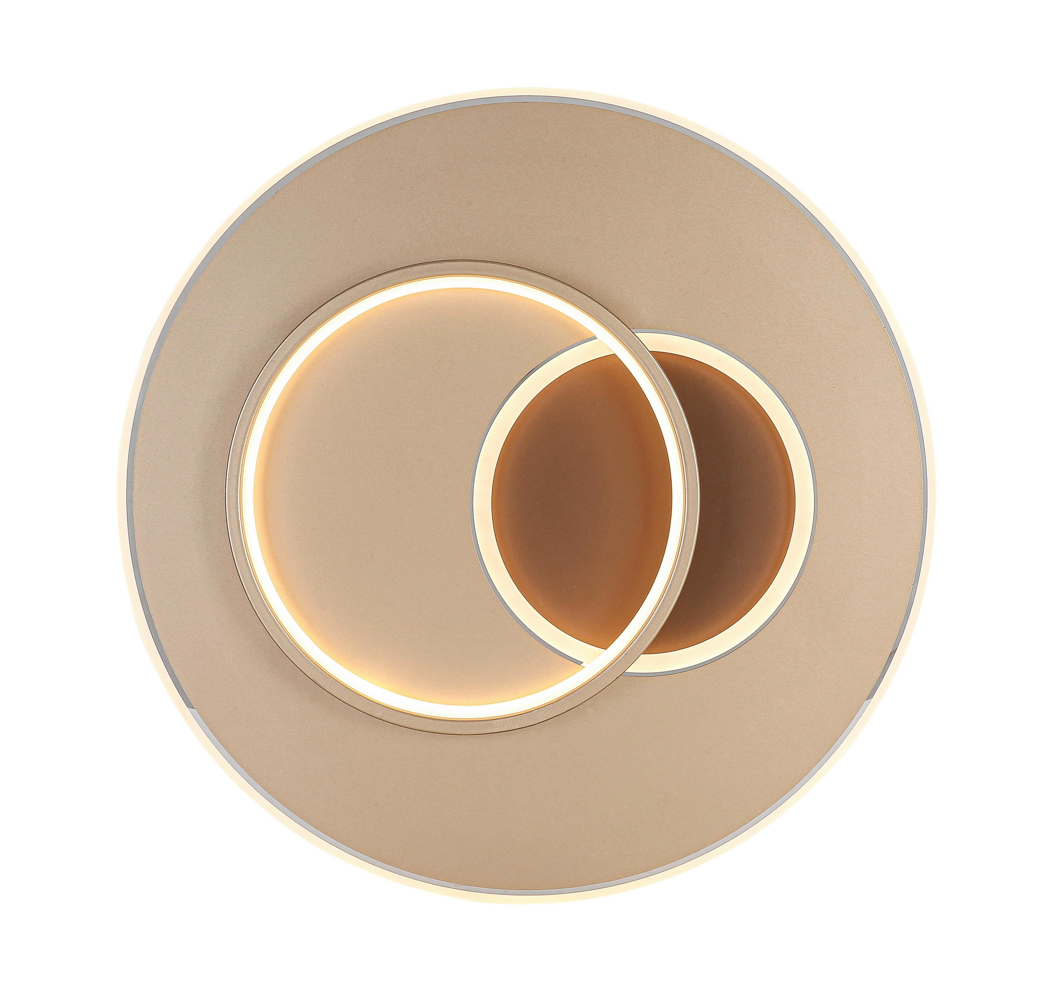Led Mennyezeti Lámpa Gisela - fekete/áttetsző, Modern, műanyag/fém (50/7cm) - Luca Bessoni