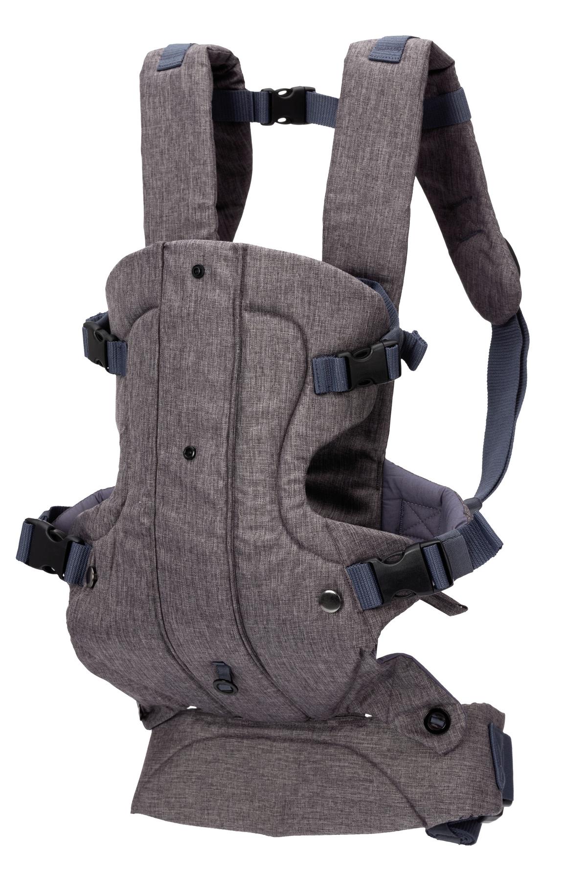 Babytrage Bauch/rücken Front Carrier Walk Bis 15 Kg Grau - Grau, Basics, Kunststoff (42/29cm) - Fillikid