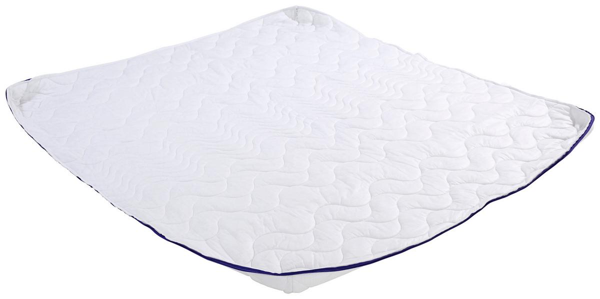 Komfortschaummatratze Ergo Duo 90x200cm Mittelfest - Weiß, Textil (90/200cm) - Primatex