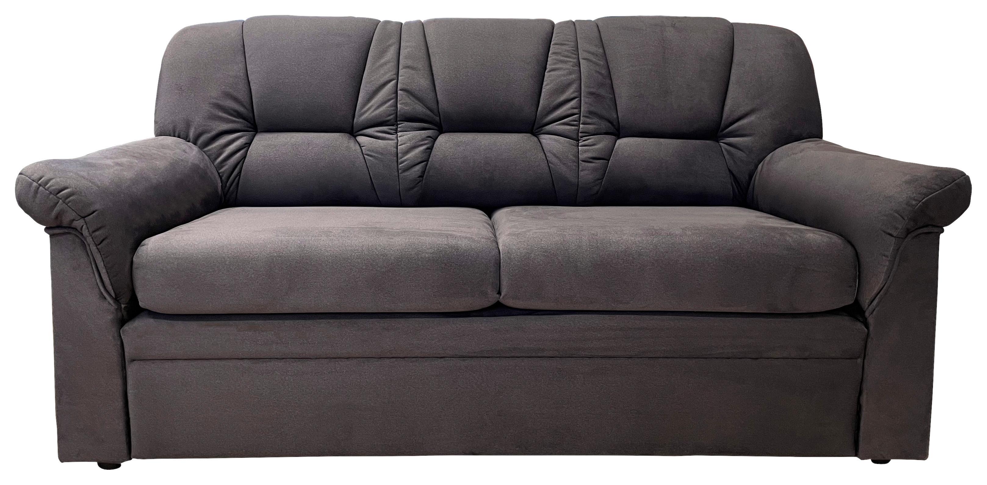 3 Személyes Kanapé Sevilla 3/b - sötétszürke, Lifestyle, textil (182/90/90cm)