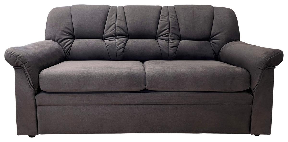 3 Személyes Kanapé Sevilla 3/b - sötétszürke, Lifestyle, textil (182/90/90cm)