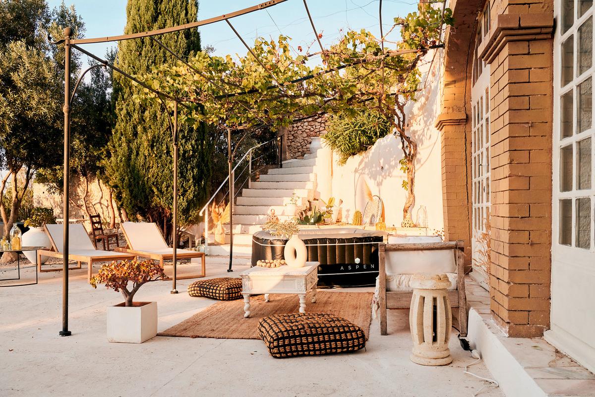 Whirlpool Aufblasbar Netspa Aspen 168x168x70 cm - Schwarz, Basics, Kunststoff/Metall (168/168/70cm)