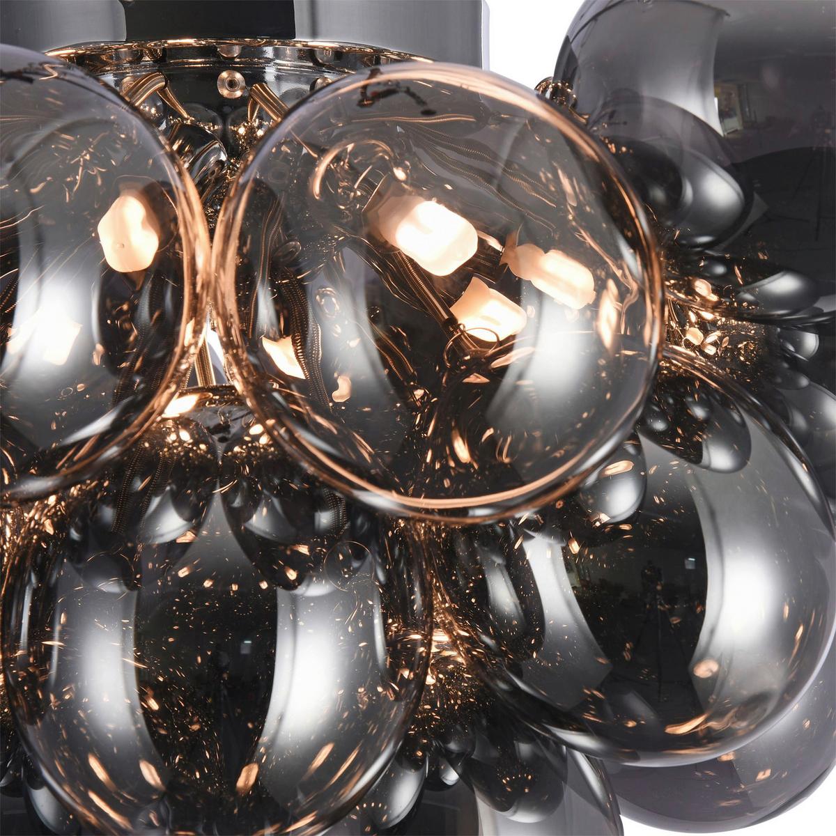 Deckenleuchte Balbo - Nickelfarben, Trend, Glas/Metall (50/29,5/50cm) - MAYTONI