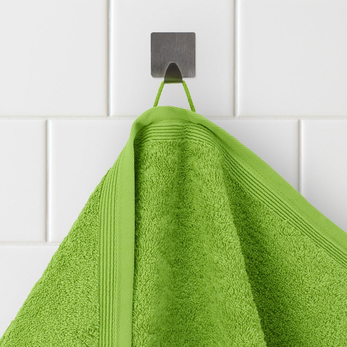 Gästehandtuch Superwuschel Baumwolle 550g/M Peridot 30x50 - Grün, Basics, Textil (30/50cm) - Moeve