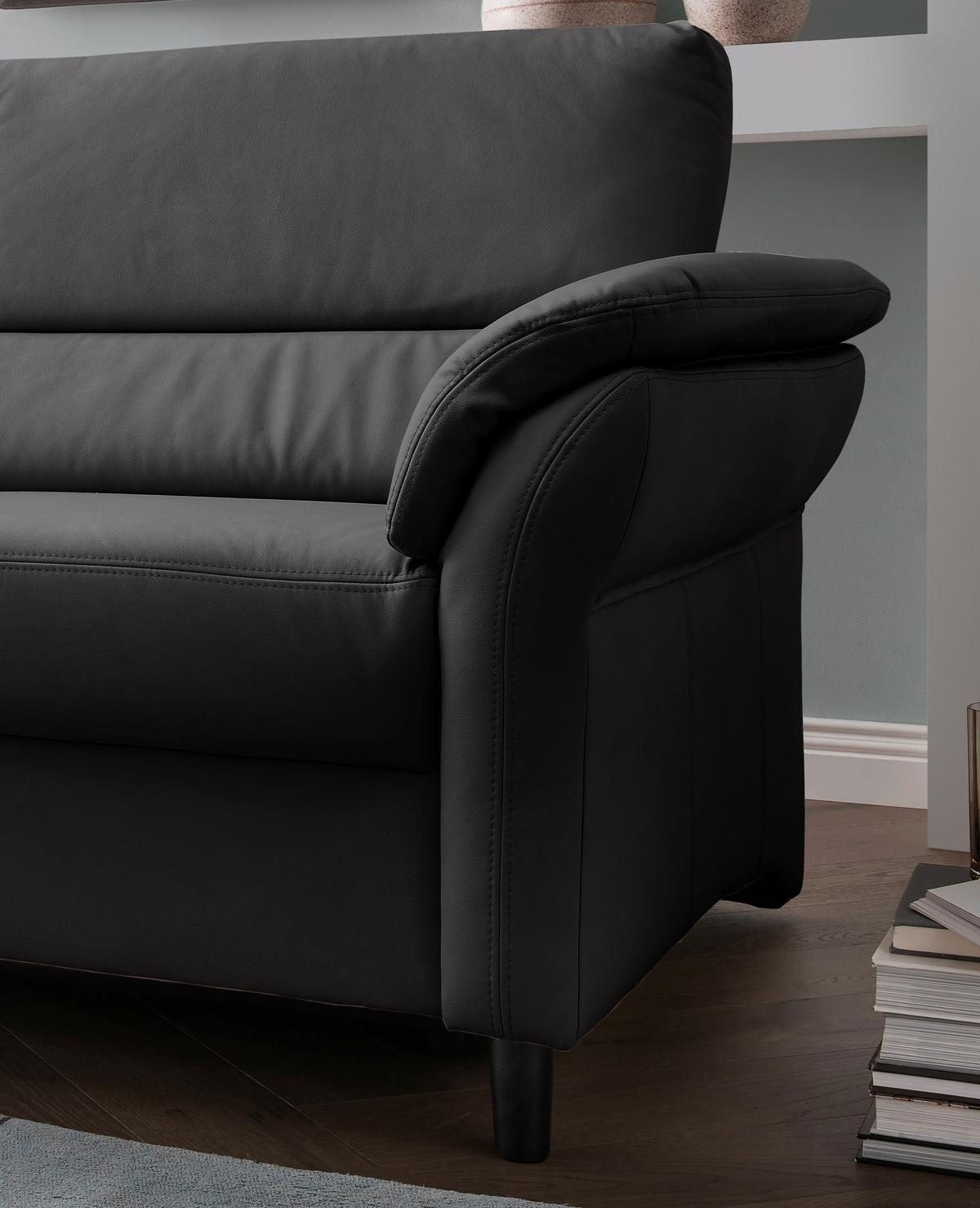 2-Sitzer-Sofa Cavoli, Schwarz B: 147 cm - Schwarz, MODERN, Textil (147/90/89cm) - Livetastic