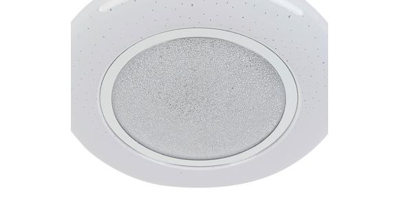 Led-deckenleuchte Elma - Chromfarben/Weiß, MODERN, Kunststoff/Metall (26/5,5cm) - Luca Bessoni