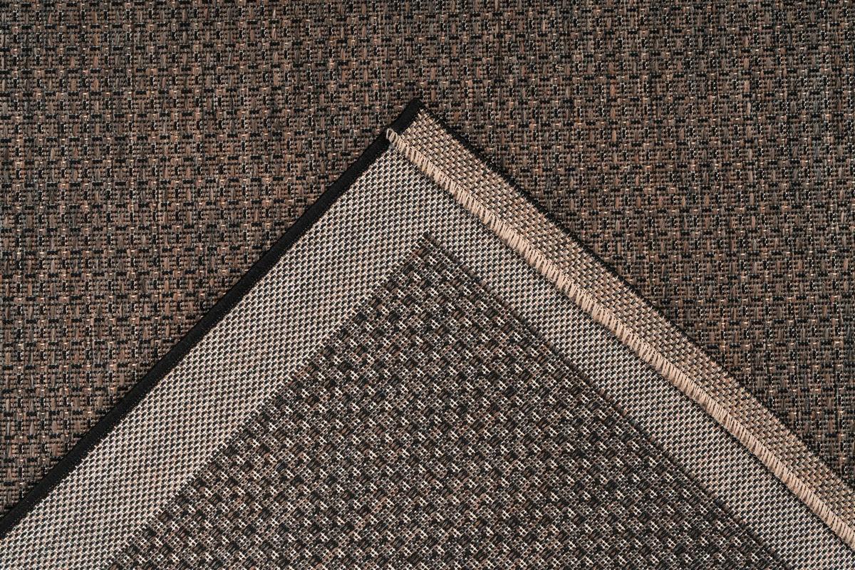 Flachwebteppich Splash 100 Braun/Grau, 80x150 cm - Braun/Grau, KONVENTIONELL, Textil (80/150cm)