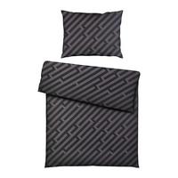 POVLEČENÍ NOIR - černá/tmavě šedá, textil (140/200cm) - Mömax