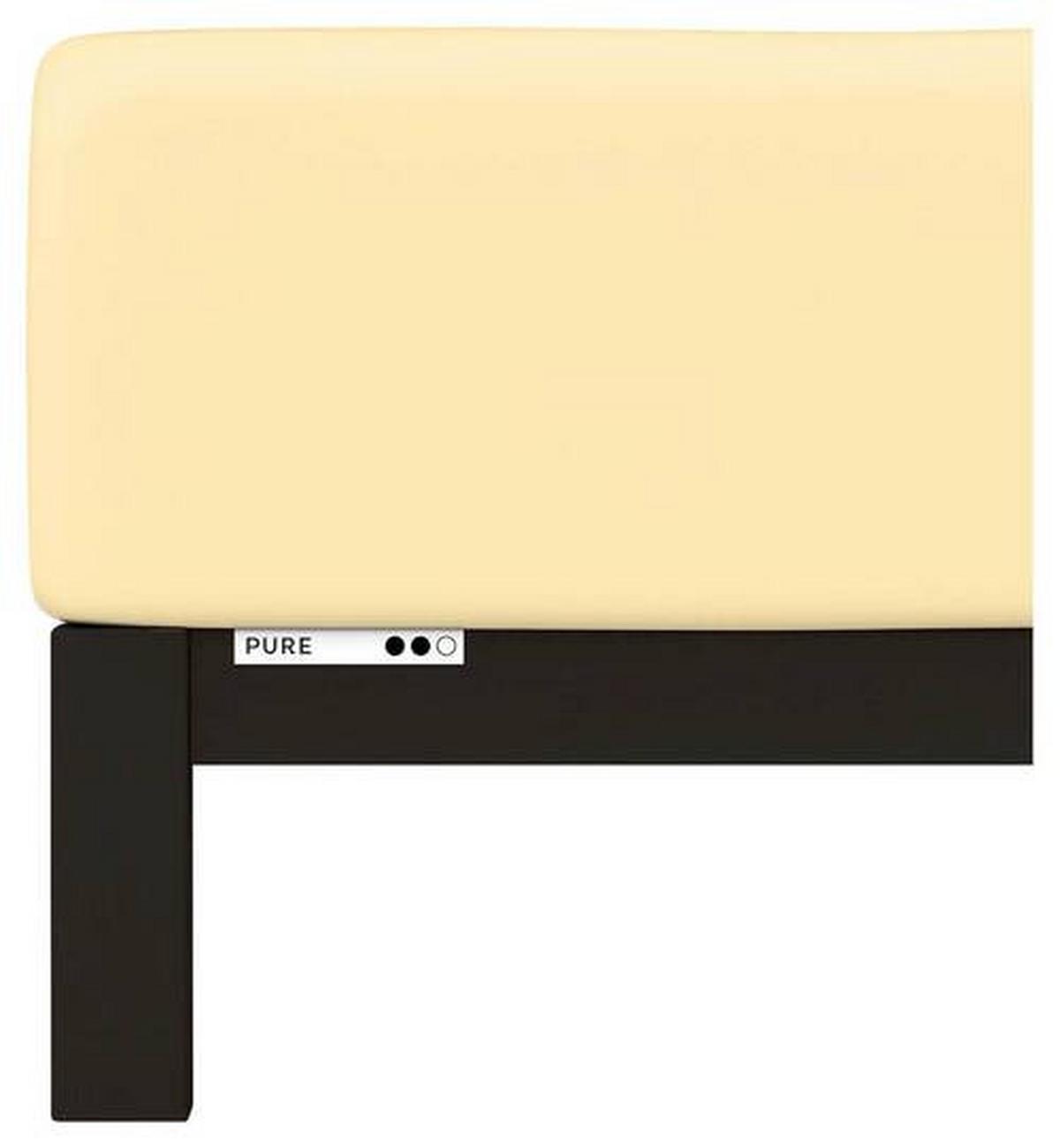 Boxspring-spannleintuch Pure Boxspring - Gelb, Basics, Textil (140-160/200-220cm) - Schlafgut