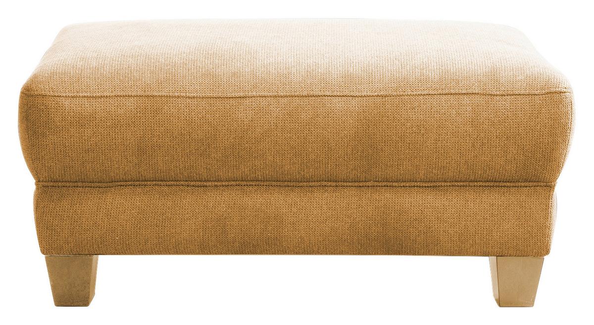 Hocker Gotland senfgelb, 101x45x66 cm - Senfgelb/Naturfarben, KONVENTIONELL, Textil (101/45/66cm) - Sit & More