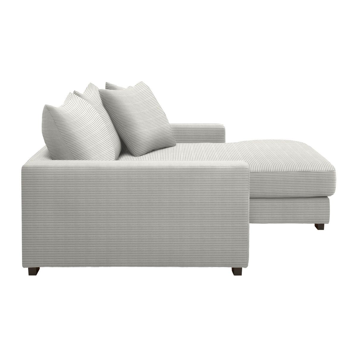 Rohová sedačka PEDRO, pravá, béžový manšestr - béžová, Moderní, textil (265/180cm) - Mömax