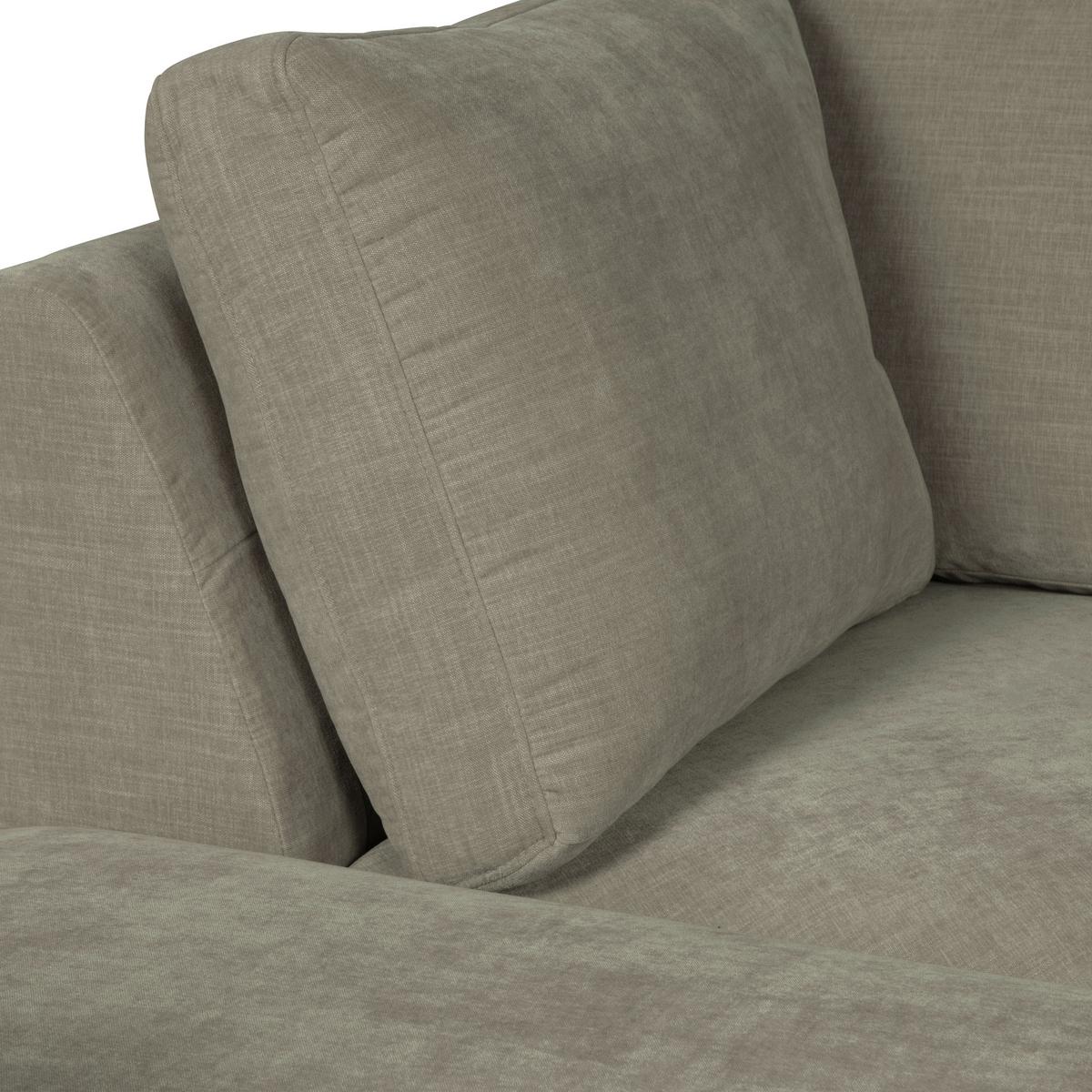 Sofaelement Family Grau B: 96cm - Schwarz/Grau, Design, Textil (96/85/96cm) - Livetastic