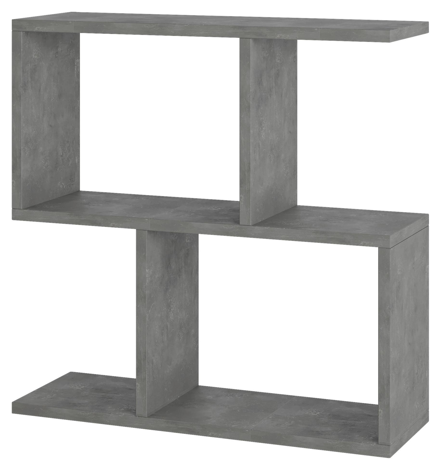 Beistelltisch Homemania Kaffeetisch - Grau, Design, Holzwerkstoff (60/20/60cm) - Livetastic