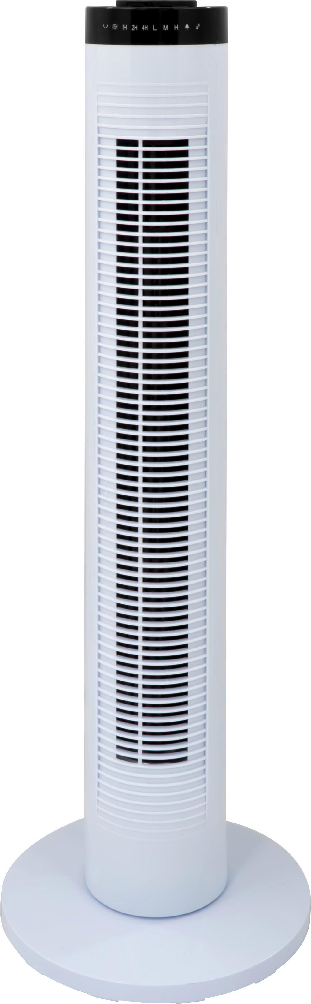 Turmventilator 45 Watt Karla 45 W Timer - Schwarz/Weiß, MODERN, Kunststoff (27/27/81cm) - Bono