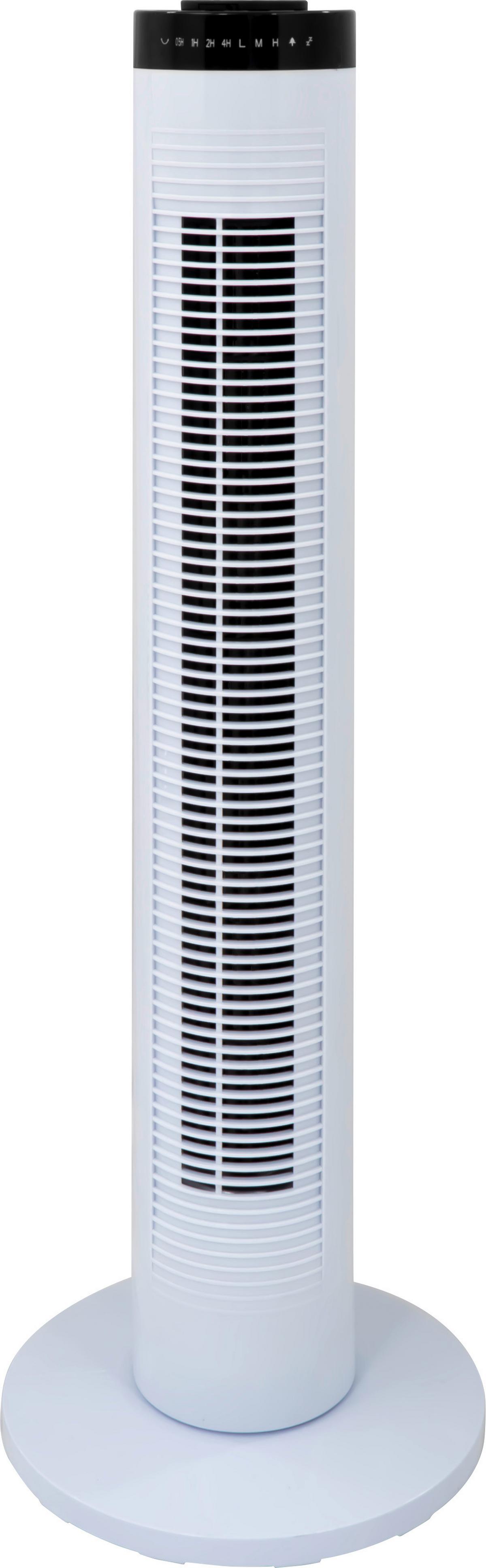 Turmventilator 45 Watt Karla 45 W Timer - Schwarz/Weiß, MODERN, Kunststoff (27/27/81cm) - Bono