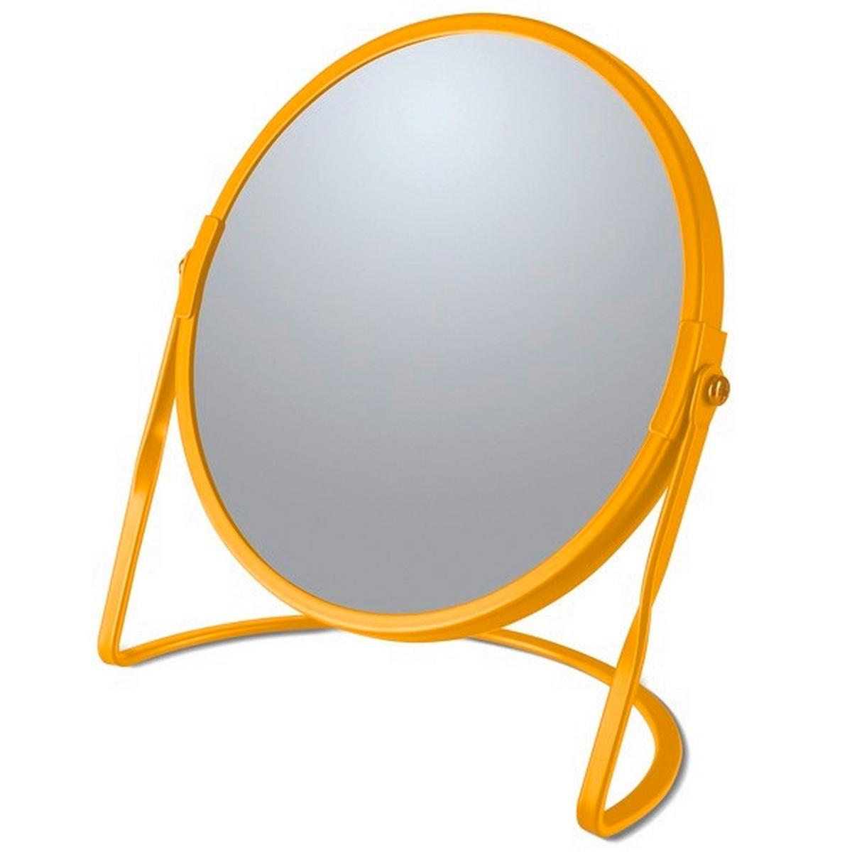 Standspiegel Akira Matt-Saffron - Currygelb, Basics, Glas (18,4/10,5/20cm)