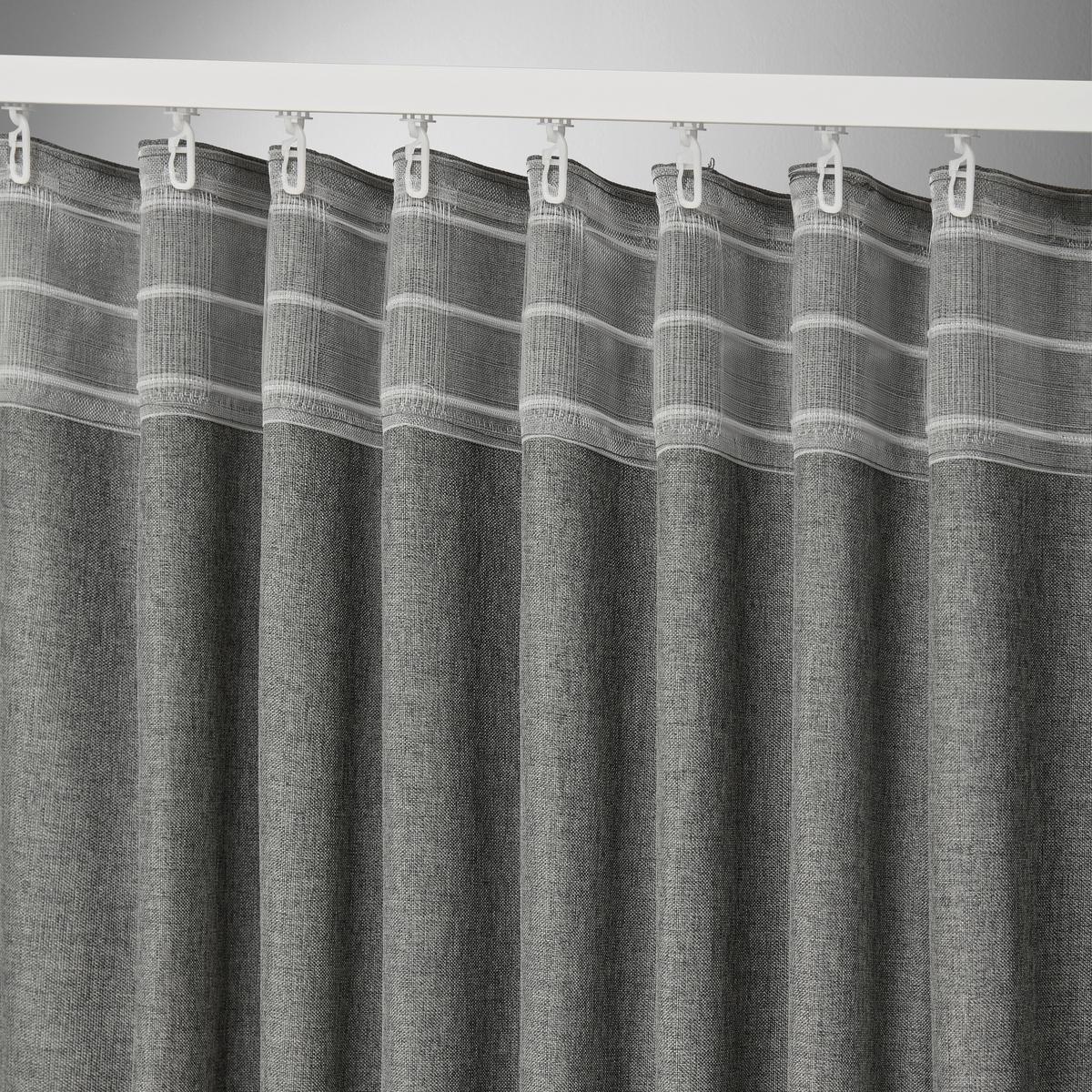 HOTOVÝ ZÁVES ULRICH -EXT- -TOP- - antracitová, textil (135/245cm) - Modern Living