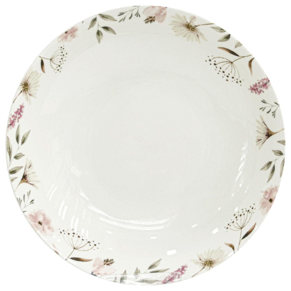 Talíř na polévku Amelie, Ø: 20,3cm - vícebarevná, Romantický / Rustikální, keramika (20,3cm) - Mömax