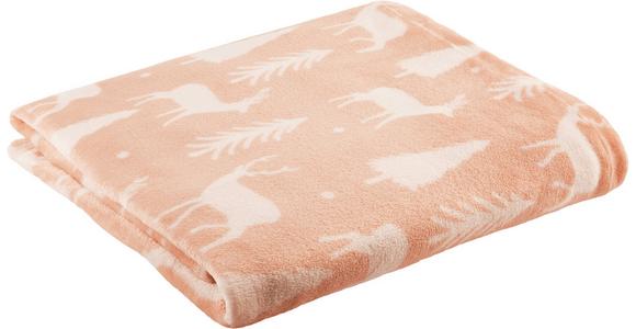 Kuscheldecke Zoey - Beige, ROMANTIK / LANDHAUS, Textil (150/200cm) - James Wood