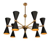 Pendelleuchte Vesper - Goldfarben/Schwarz, Trend, Metall (91/32/91cm) - MAYTONI