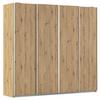 Schwebetürenschrank Altera Eiche Artisan Dekor - Eiche Artisan, MODERN, Holzwerkstoff (226/211/62cm) - Rauch Möbel