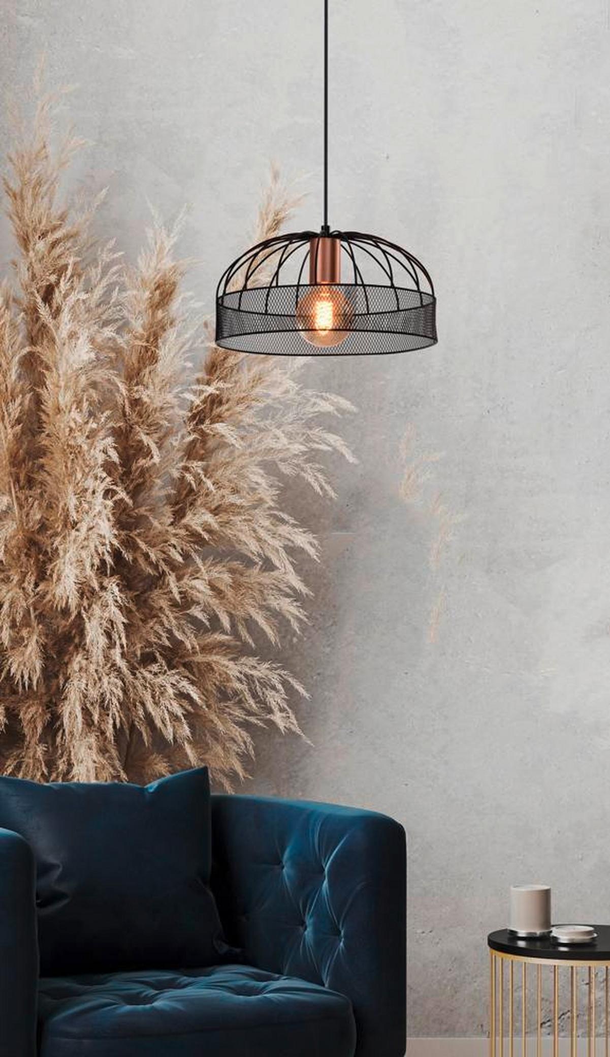 Hängeleuchte 31-78469 - Schwarz, Basics, Metall (30/30/100cm)