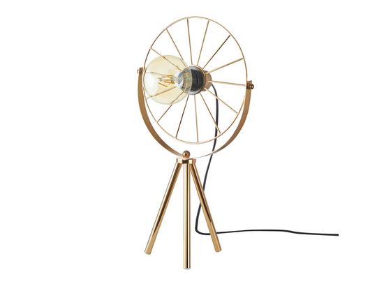 Lampa Stolní Nevio 28/48cm, 60 Watt - barvy zlata, Lifestyle, kov (28/48cm) - Modern Living Lampa Stolní Nevio 28/48cm, 60 Watt - barvy zlata, Lifestyle, kov (28/48cm) - Modern Living