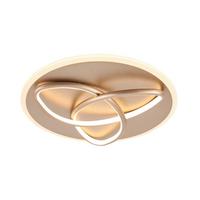 Stropní LED svítidlo FIBMO, P: 40cm - cappuccino, Moderní, kov/plast (40/7cm) - Premium Living