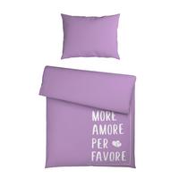 POSTEĽNÁ BIELIZEŇ MORE AMORE - orgovánová, textil (140/200cm) - Mömax
