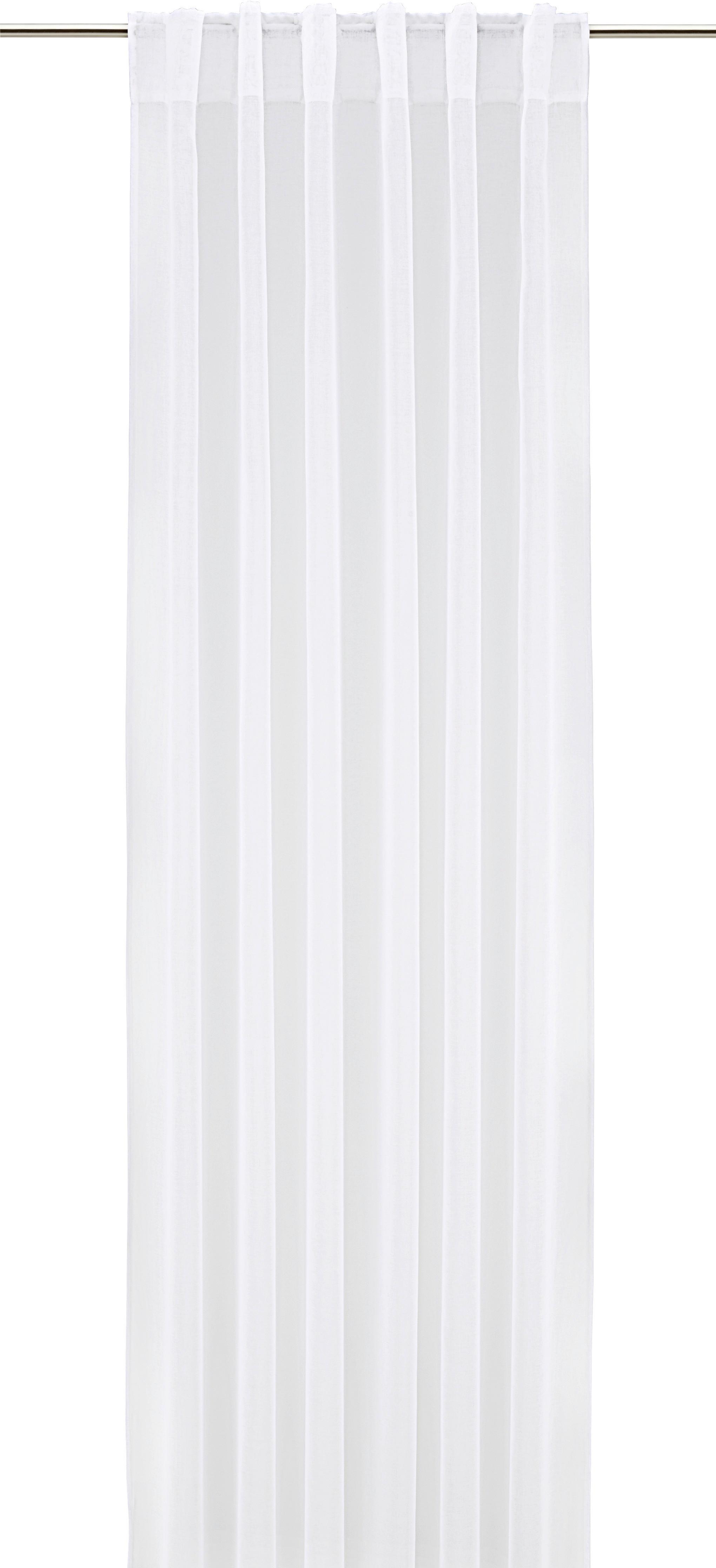 HOTOVÝ ZÁVES Tosca, 2x140/245cm, biela - biela, textil (140/245cm) - Modern Living