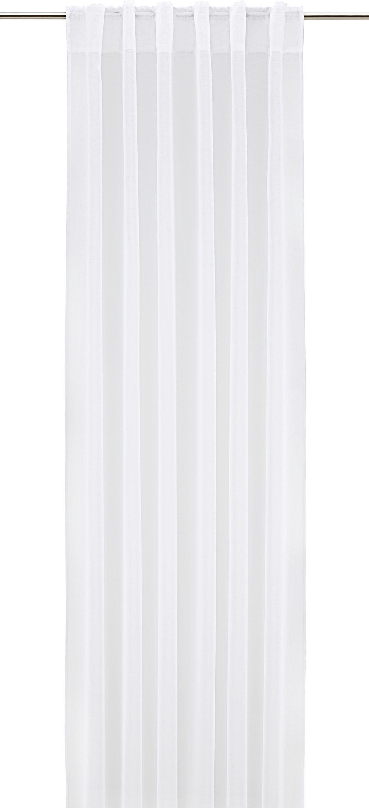 HOTOVÝ ZÁVES Tosca, 2x140/245cm, biela - biela, textil (140/245cm) - Modern Living