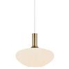 Hängeleuchte Alton Schwarz Messingfarben - Messingfarben/Schwarz, Basics, Glas/Metall (35/330cm) - Nordlux