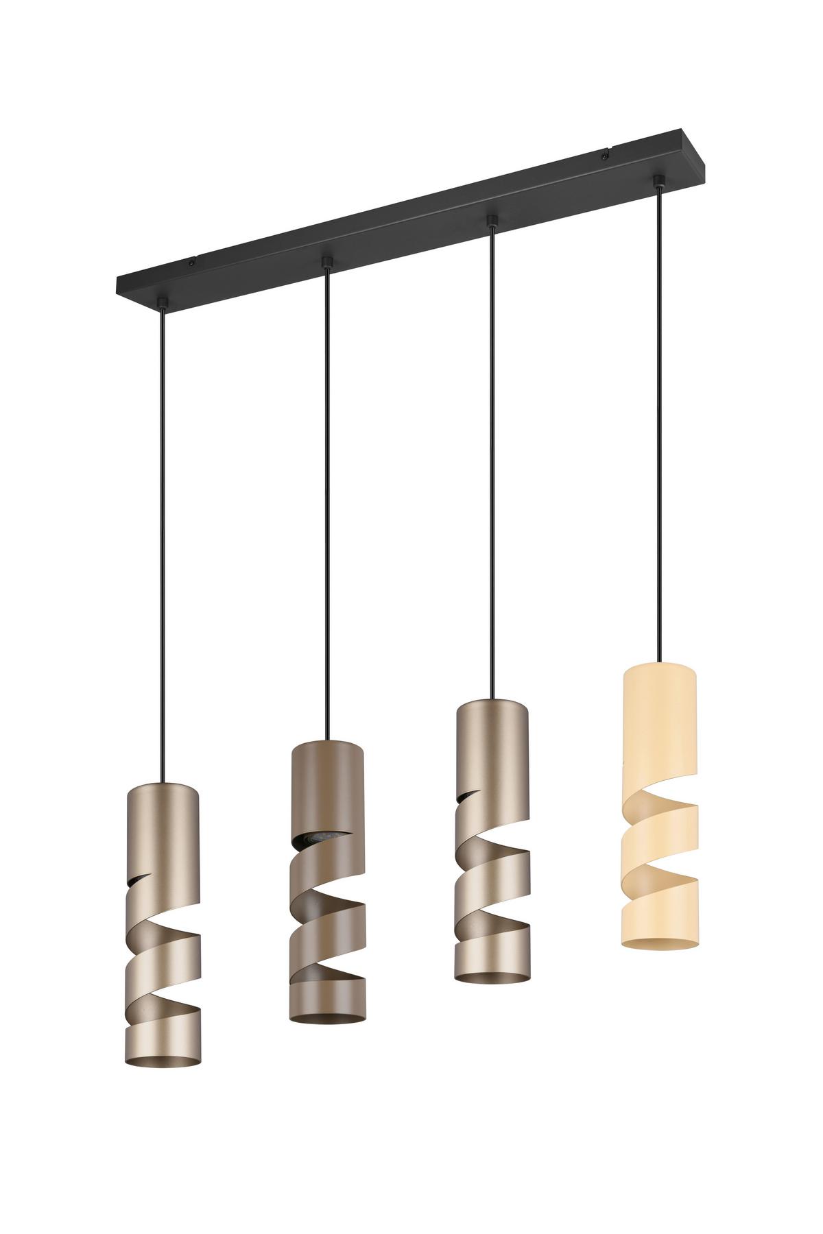 Pendelleuchte 364000417 Stream - Taupe/Beige, KONVENTIONELL, Metall (80/150/9cm) - Trio Leuchten