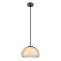 ZÁVĚSNÉ SVÍTIDLO ELOWEN - bílá/jantarové barvy, Moderní, kov/plast (25/150cm)