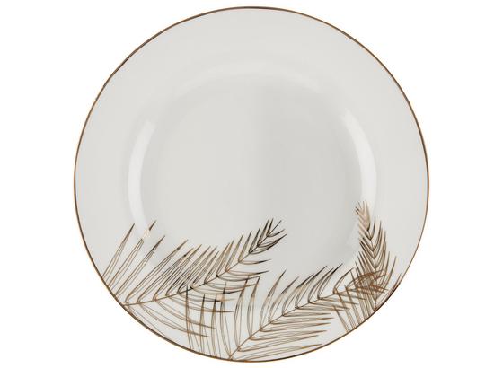 Talíř Dezertní Oro - bílá/barvy zlata, Lifestyle, keramika (19,10cm) - Mömax modern living Talíř Dezertní Oro - bílá/barvy zlata, Lifestyle, keramika (19,10cm) - Mömax modern living