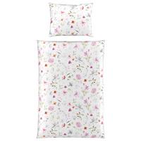 Bettwäsche Gulietta - Rosa/Weiß, ROMANTIK / LANDHAUS, Textil - James Wood