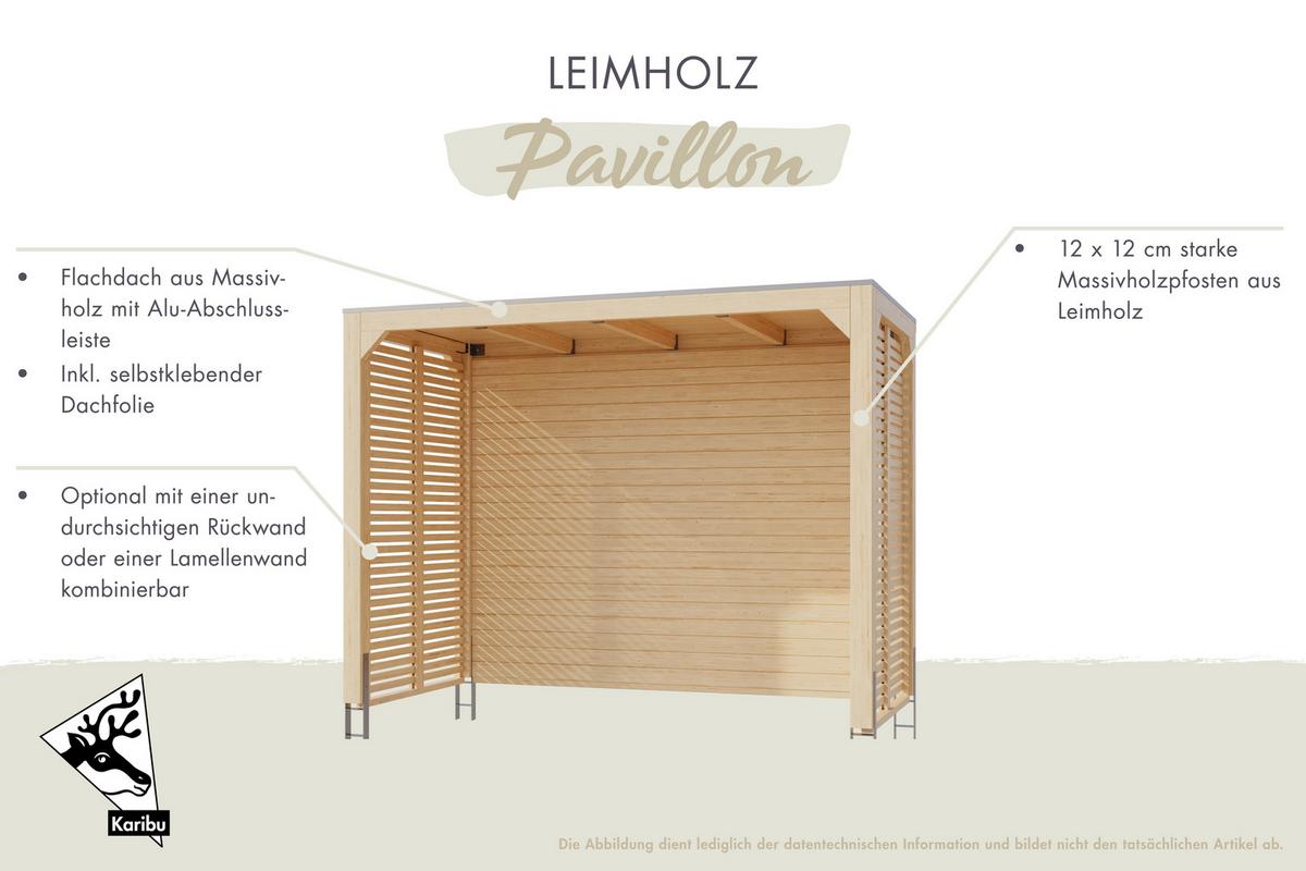 Terrassenüberdachung Creta 40157 Creta - Fichtefarben, Basics, Holz (320/239/160cm)