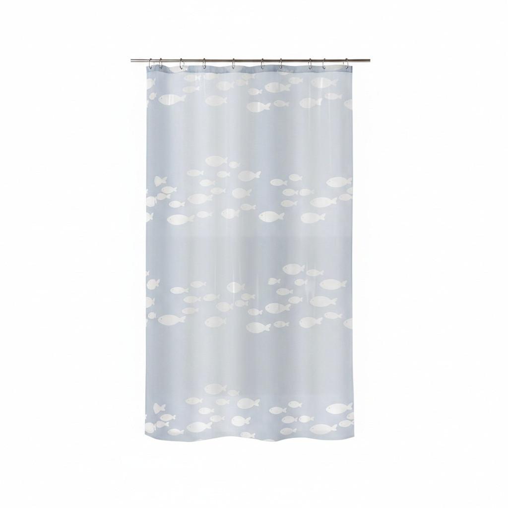 Duschvorhang Sardai Polyester ca. 180x200 cm - Weiß, Basics, Kunststoff (180/200cm) - Spirella
