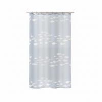 Duschvorhang Sardai Polyester ca. 180x200 cm - Weiß, Basics, Kunststoff (180/200cm) - Spirella