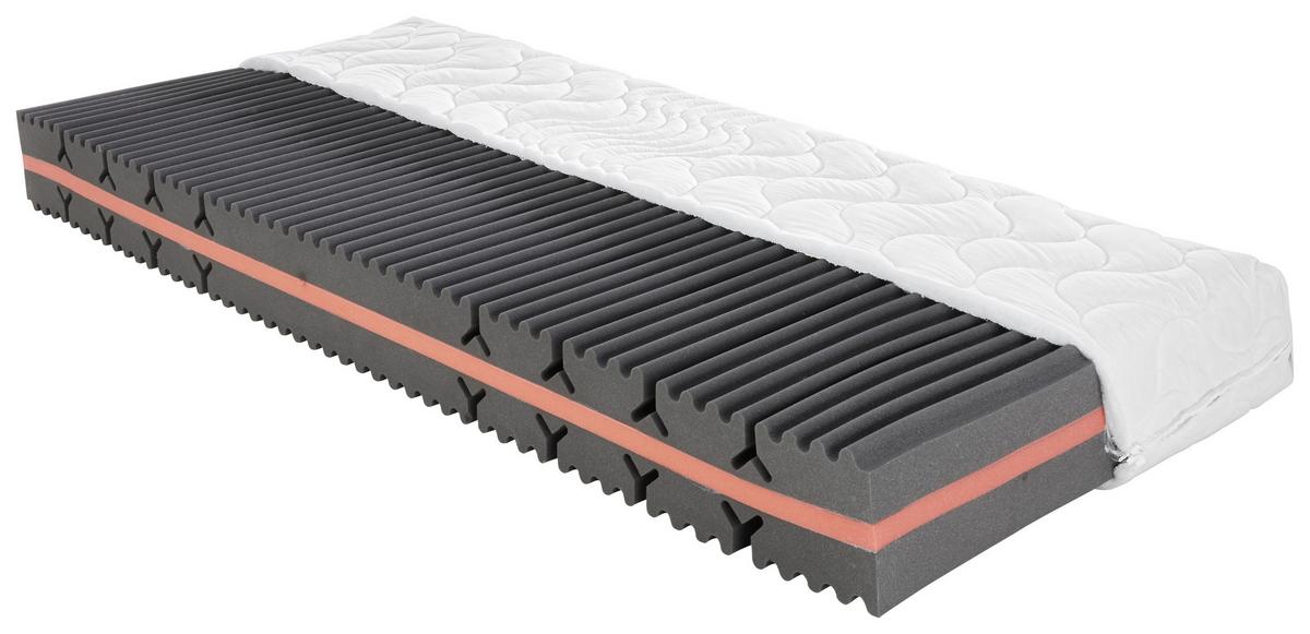 Matrace z PUR pěny SIENA 90x200cm, H3, V:22cm - bílá, textil (90/200cm) - Bessagi Home