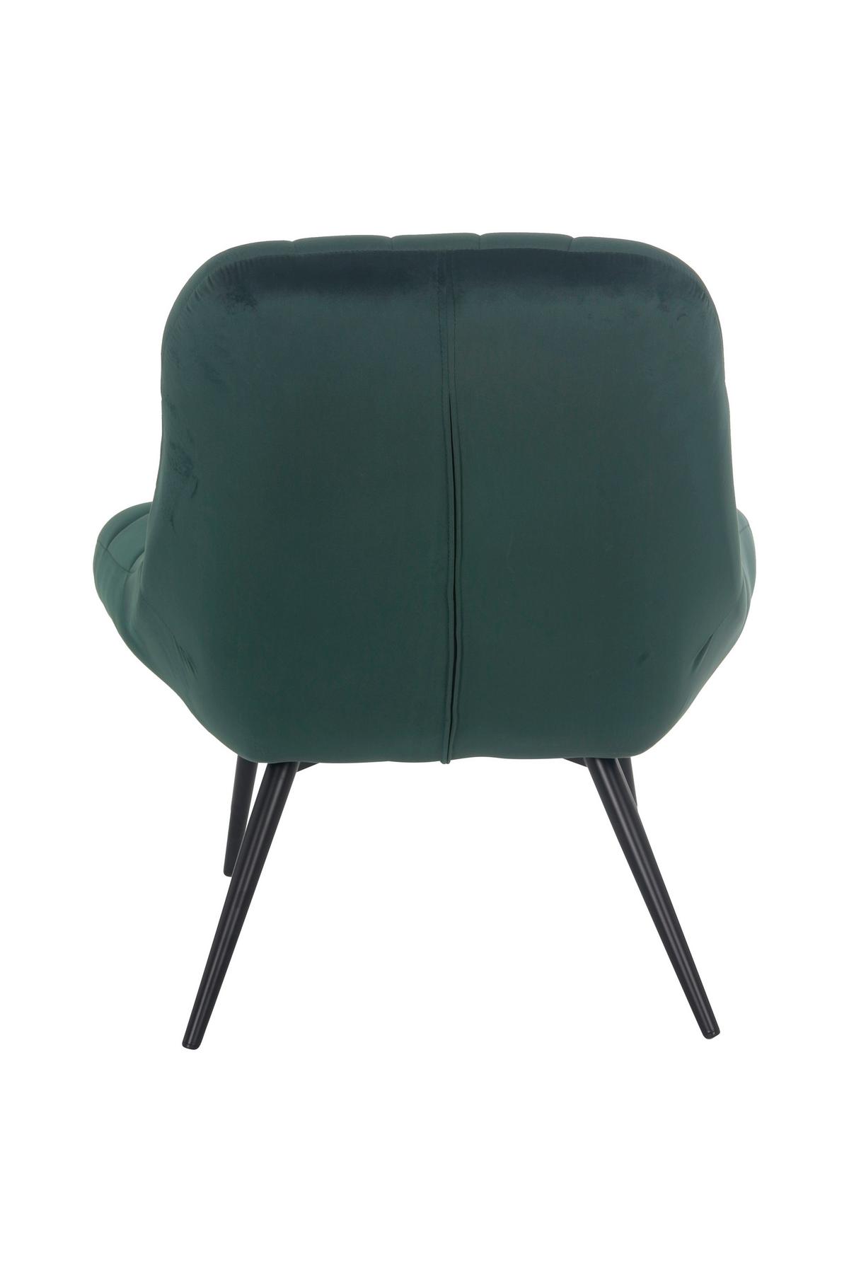 Xxl-sessel Grün, Schwarz B: 76 Cm - Schwarz/Grün, MODERN, Textil (76/85,6/85,6cm) - Livetastic