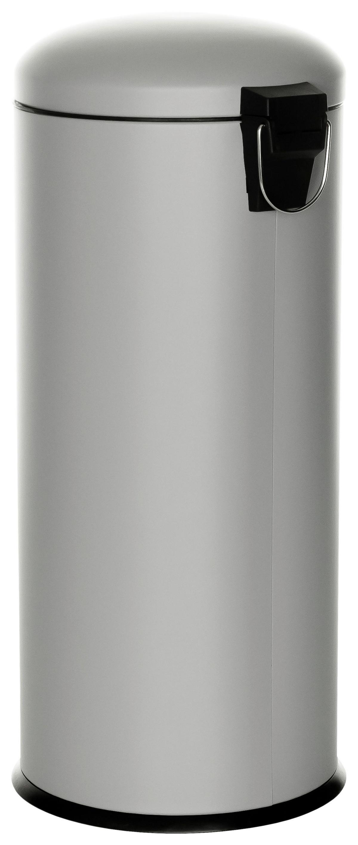 Abfallsammler Clean Viii - Schwarz/Grau, Basics, Kunststoff/Metall (30/69/30cm) - MID.YOU